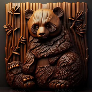 3D model st Lin Lin big panda famous animal (STL)